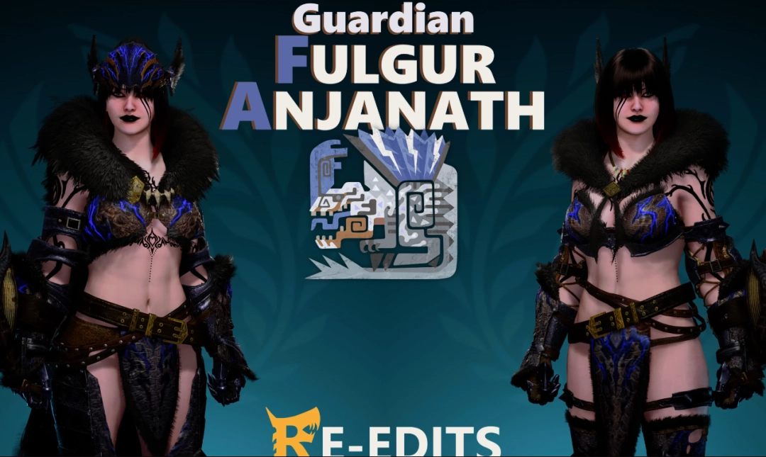 《怪物猎人：荒野》性感的﻿护雷颚龙套装MOD