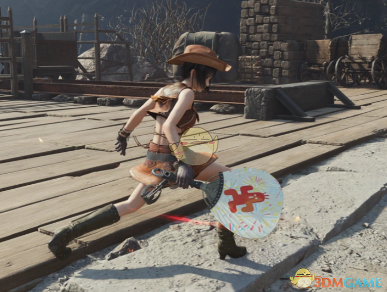 《最终幻想7：重生》尤菲的仙人掌纸扇MOD