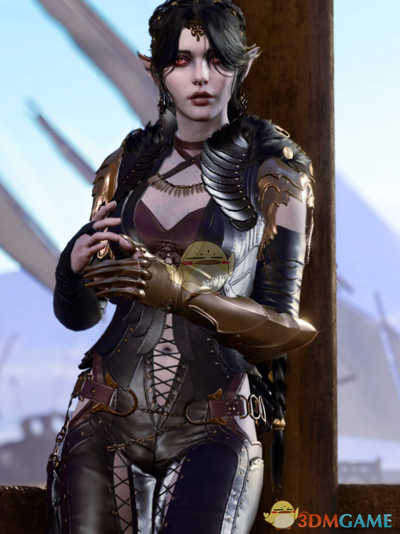 《博德之门3》黑色沙漠套维斯佩拉套装MOD