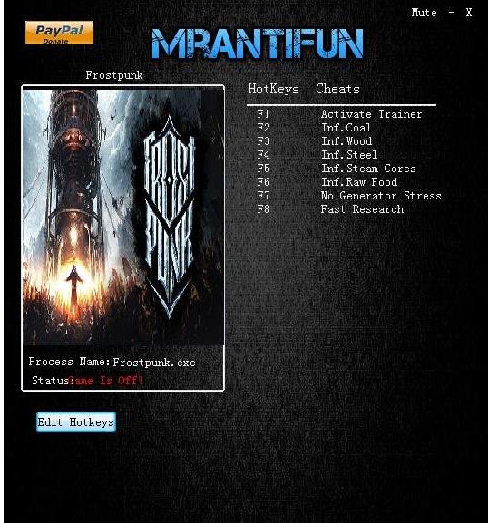 寒霜朋克游戏修改器下载