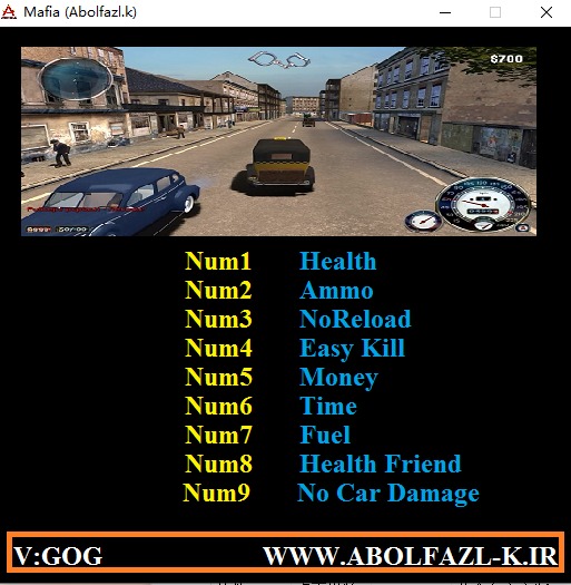 黑手党失落的天堂多项修改器下载