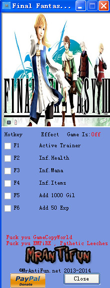 最终幻想3五项修改器下载