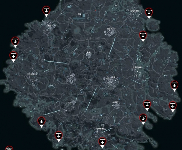 绝地求生黑域撤离出生点介绍