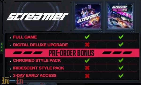 街机赛车游戏《Screamer》将于2026年3月26日发售