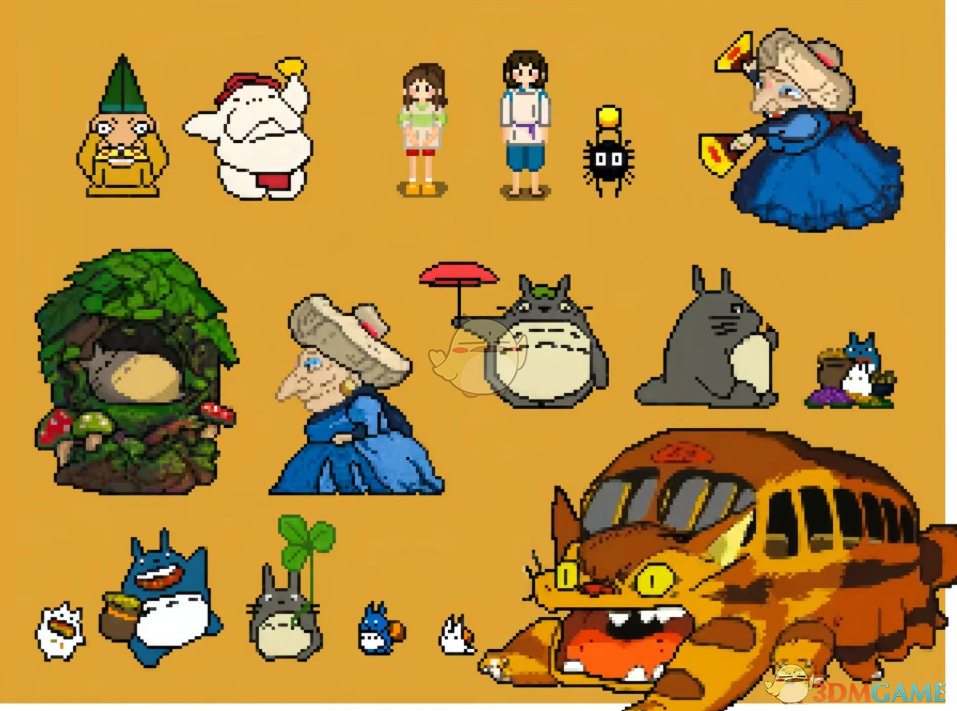 《星露谷物语》吉卜力卡通家具MOD