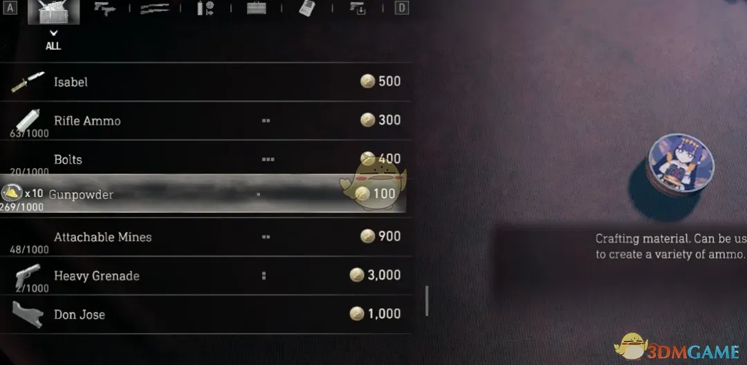 《生化危机4：重制版》火药盒的虚拟主播一伊那尔栖图案MOD