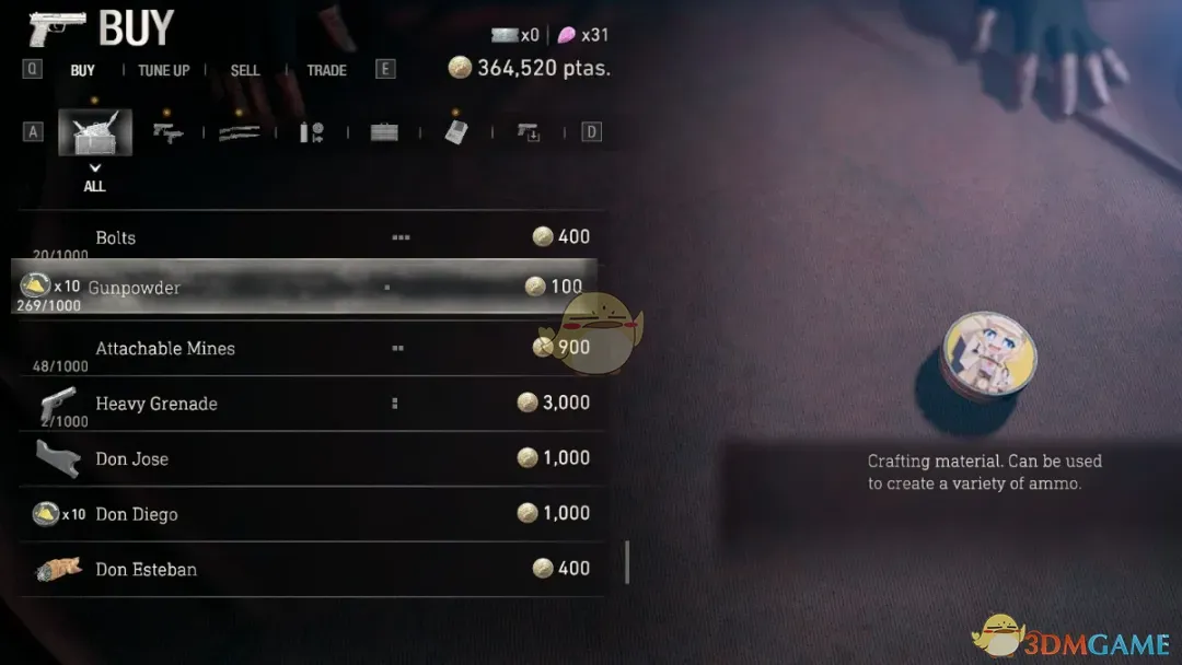 《生化危机4：重制版》火药盒的虚拟主播阿米莉亚·华生图案MOD