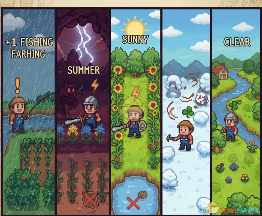 《星露谷物语》沉浸式天气大改MOD