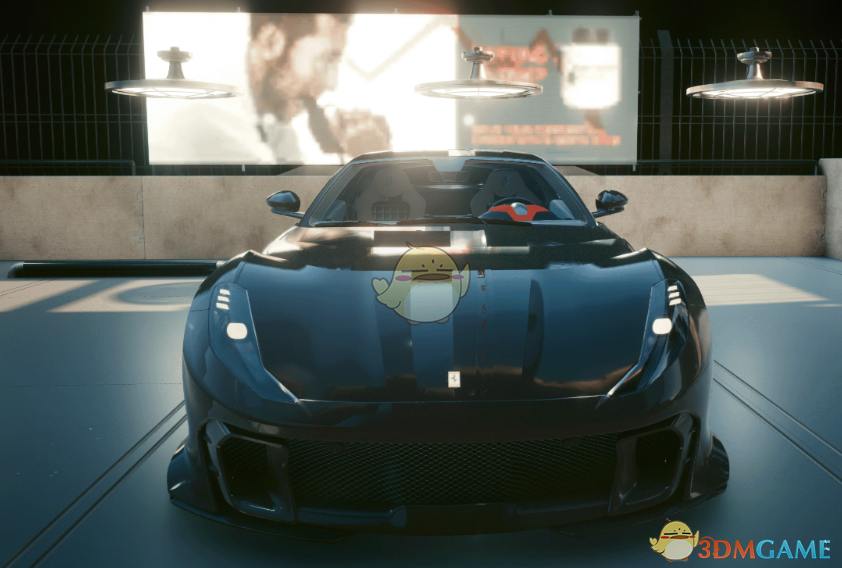 《赛博朋克2077》法拉利812 Competizione 超级跑车MOD