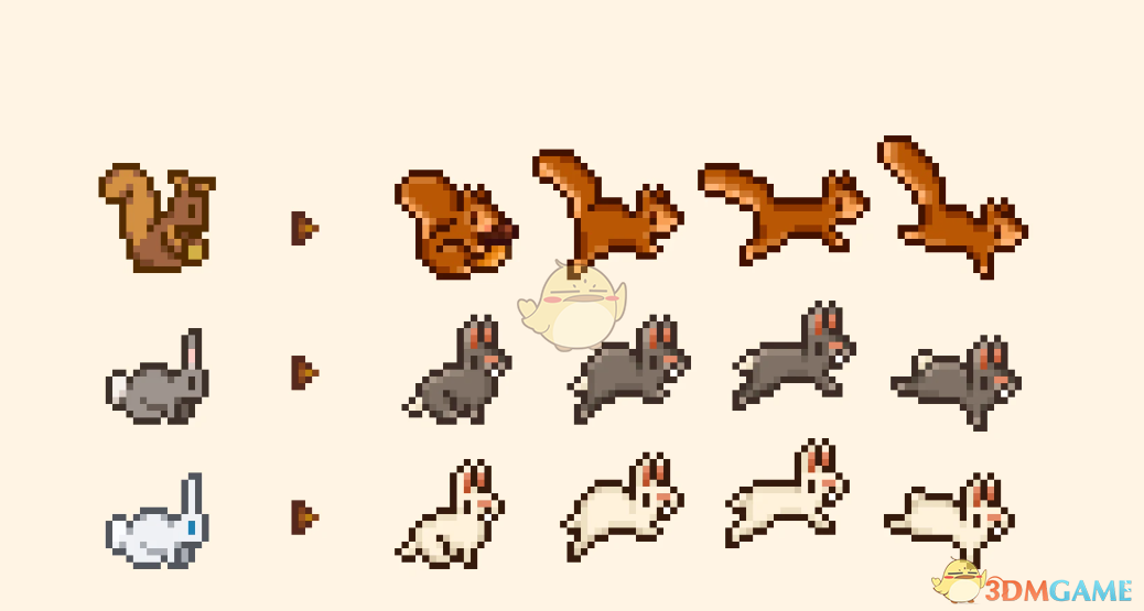 《星露谷物语》艾姆的野兽贴图MOD