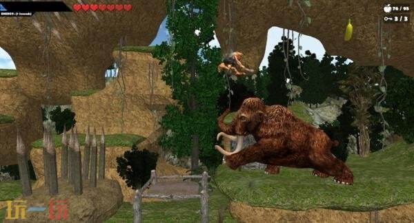 Steam喜加一：复古平台冒险《穴居人世界：联合加纳之山》免费领