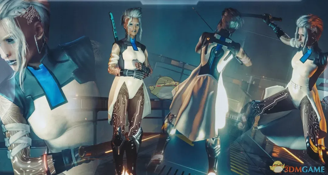 《赛博朋克2077》太空舱赛博紧身衣MOD