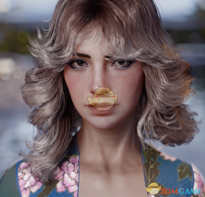 《赛博朋克2077》层次羽毛剪长发MOD