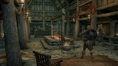 《上古卷轴5：天际重制版》逼真的灯光色彩MOD