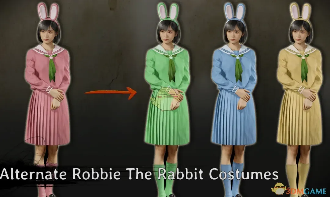 《寂静岭f》雏子兔子服的更多颜色变体MOD