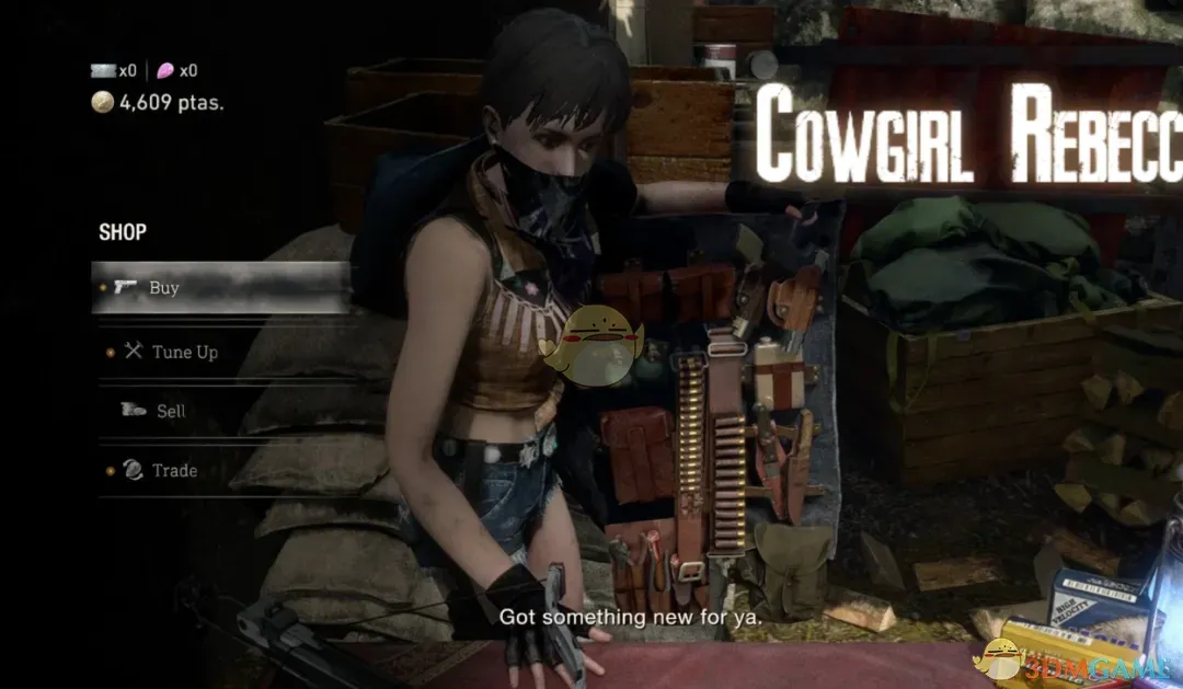 《生化危机4:重制版》女牛仔瑞贝卡替换商人MOD