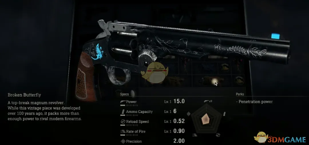 《生化危机4:重制版》折翼蝴蝶的蓝玫瑰纹理MOD