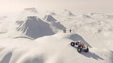 《星空》白雪皑皑的火山生物群落MOD