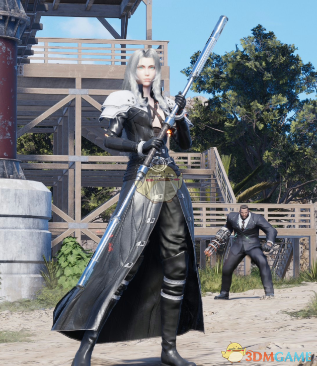 《最终幻想7:重生》爱丽丝的萨菲罗斯作战服MOD