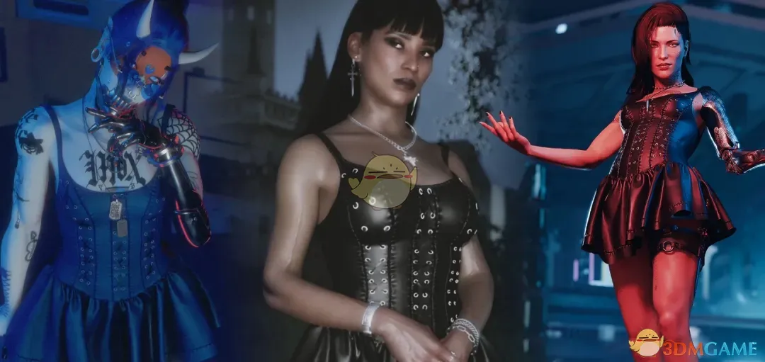 《赛博朋克2077》自信连衣裙MOD