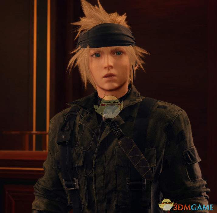 《最终幻想7：重生》克劳德的合金装备3蛇装扮MOD