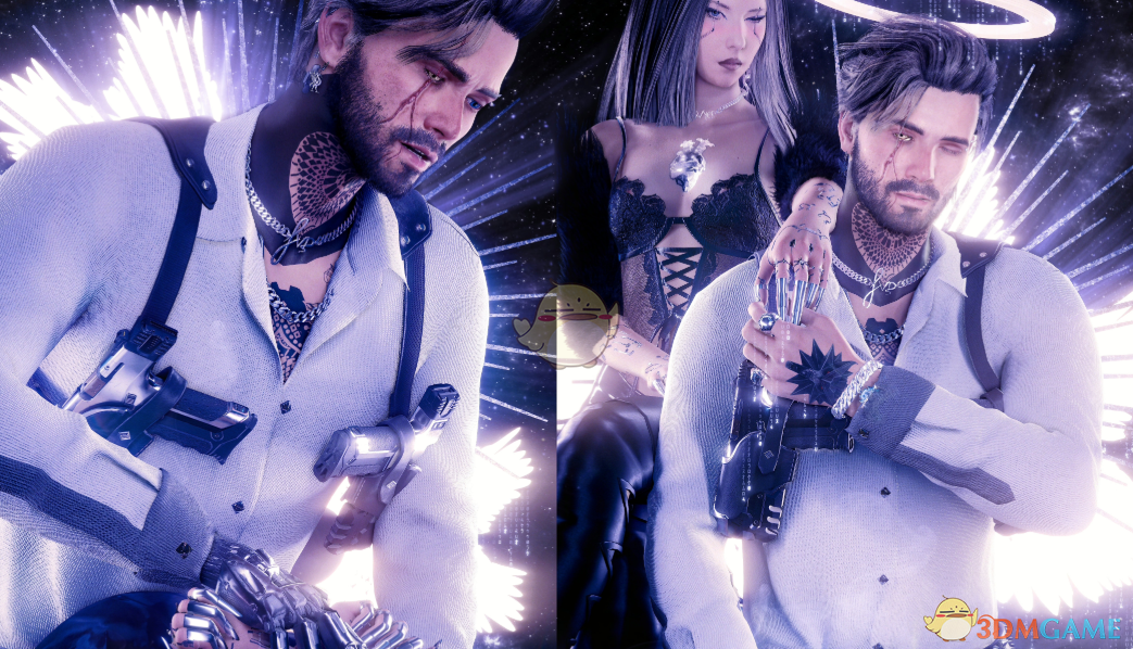 《赛博朋克2077》男士办公室套装MOD