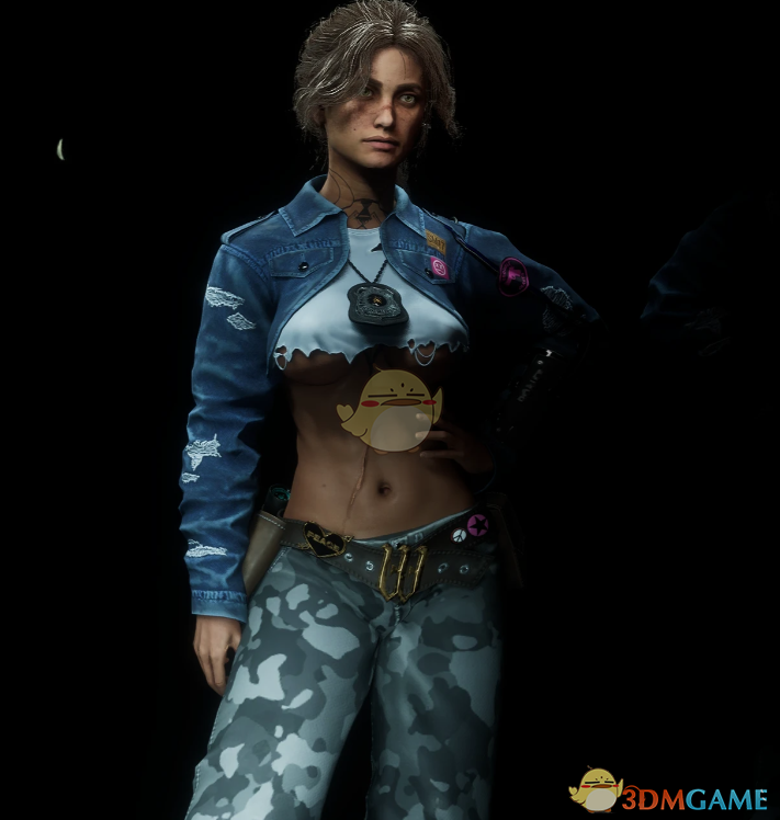 《光与影：33号远征队》熙艾尔的黑色印记露脐作战服MOD