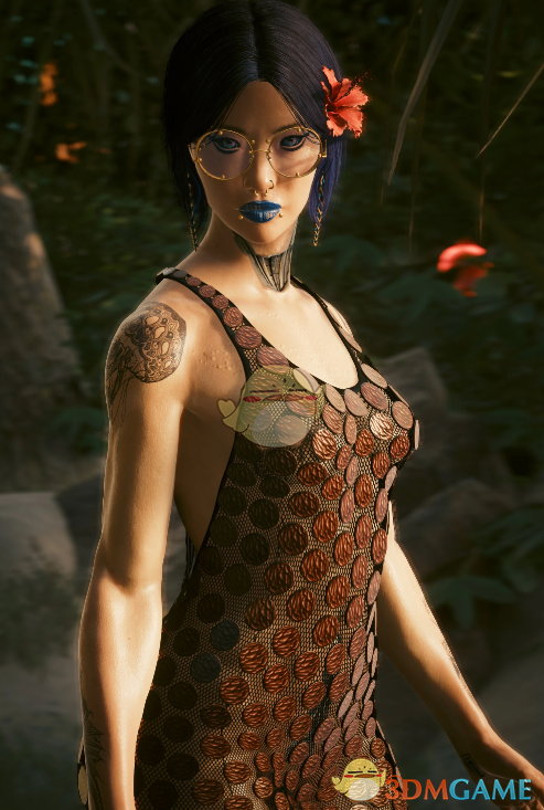 《赛博朋克2077》性感饼干连衣裙MOD