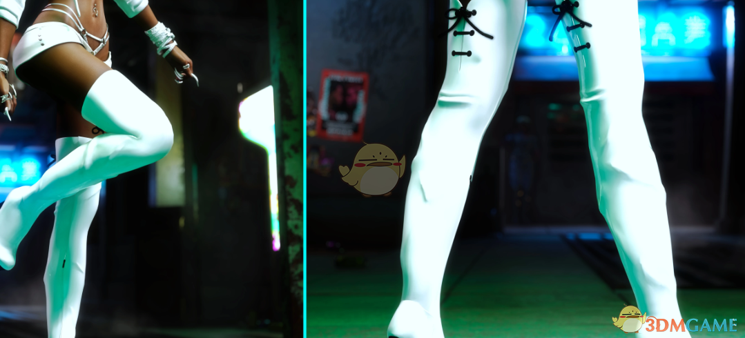 《赛博朋克2077》渡鸦长筒靴MOD