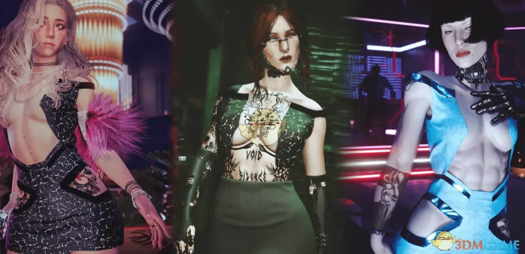 《赛博朋克2077》个性连衣裙MOD