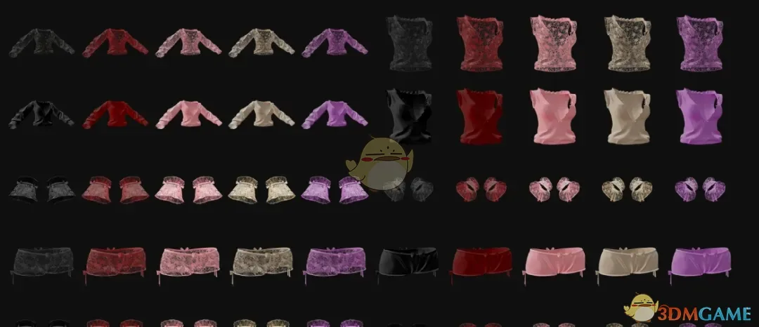 《赛博朋克2077》鸢尾花睡裙MOD