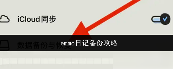 emmo日记备份攻略