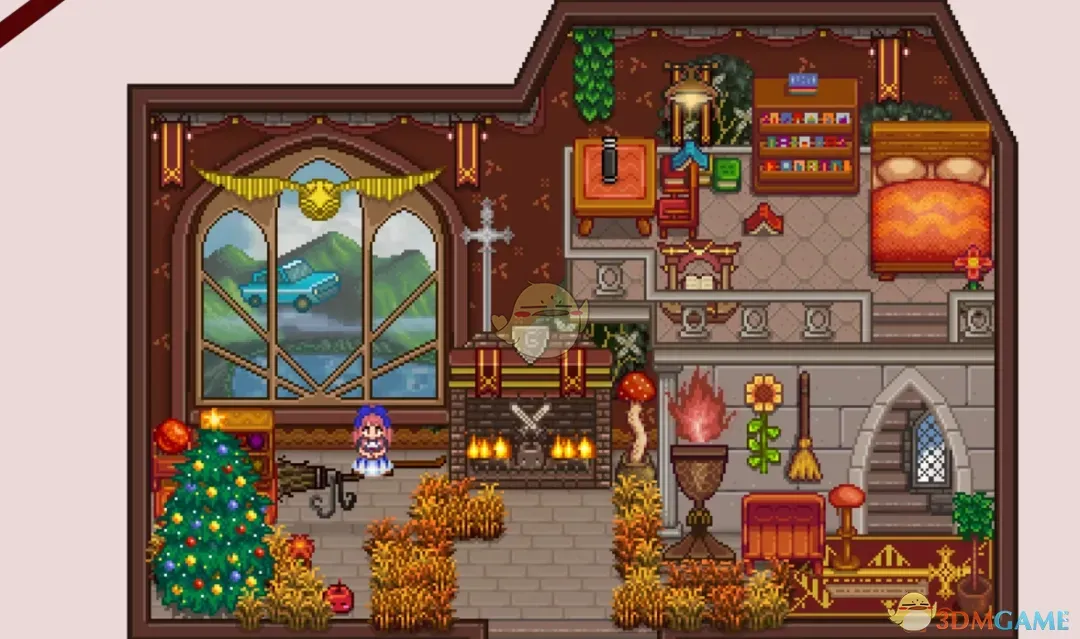 《星露谷物语》格兰芬多主题风格家具MOD