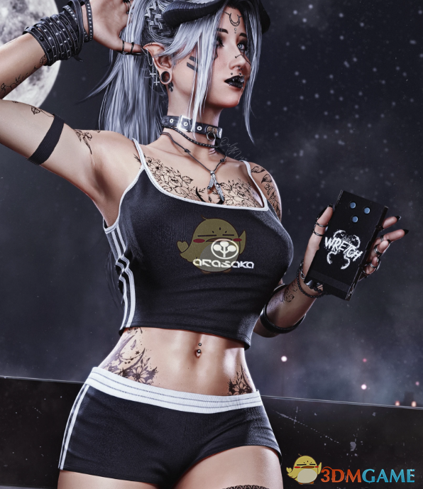 《赛博朋克2077》性感运动套装MOD