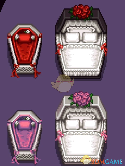 《星露谷物语》血族棺材床MOD