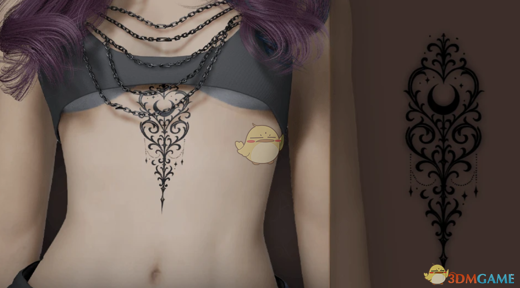 《InZOI》花卉纹身2MOD