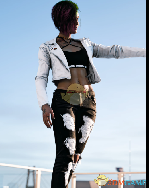 《赛博朋克2077》剑星朋克风格服装MOD