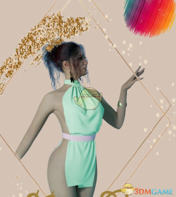 《InZOI》贴身剪影连衣裙MOD