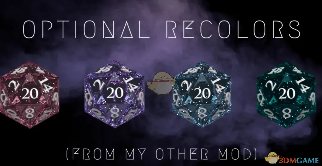 《博德之门3》星空琉璃骰子MOD