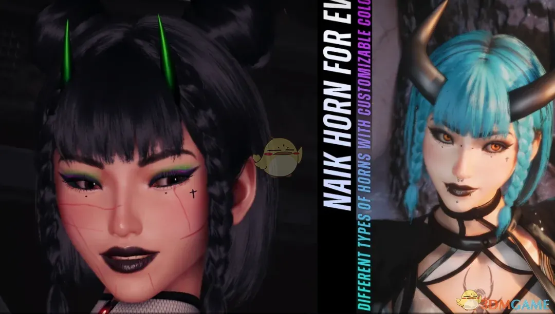 《剑星》恶魔角头饰MOD