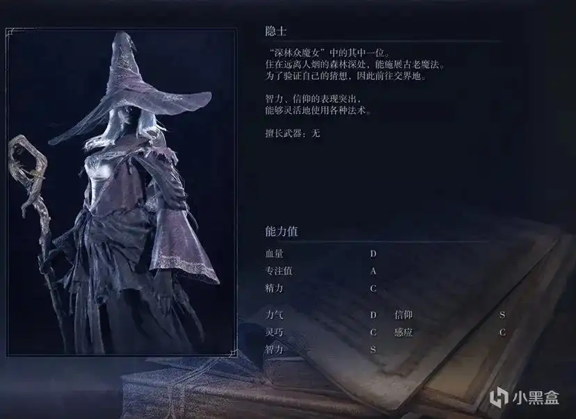 《艾尔登法环：黑夜君临》隐士角色强度介绍