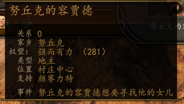 《骑马与砍杀2：霸主》白板NPC介绍