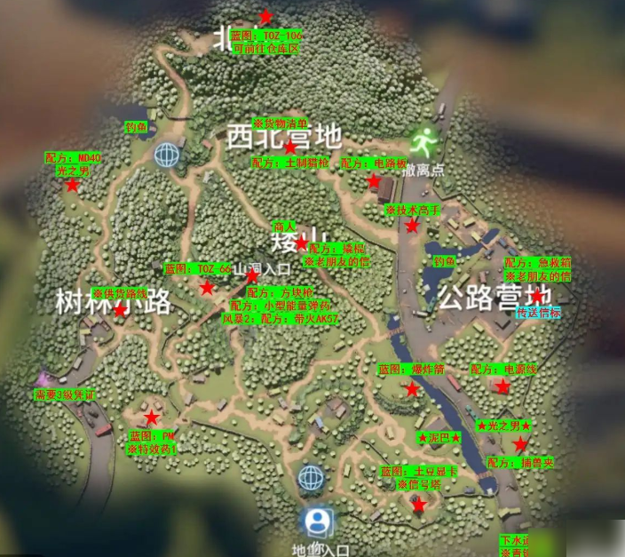 逃离鸭科夫攻略地图 逃离鸭科夫全地图全收集攻略