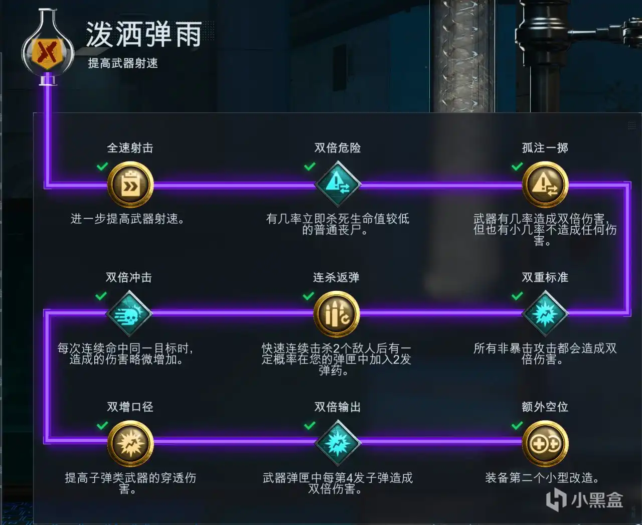 《使命召唤:黑色行动7》泼洒弹雨饮料改造推荐