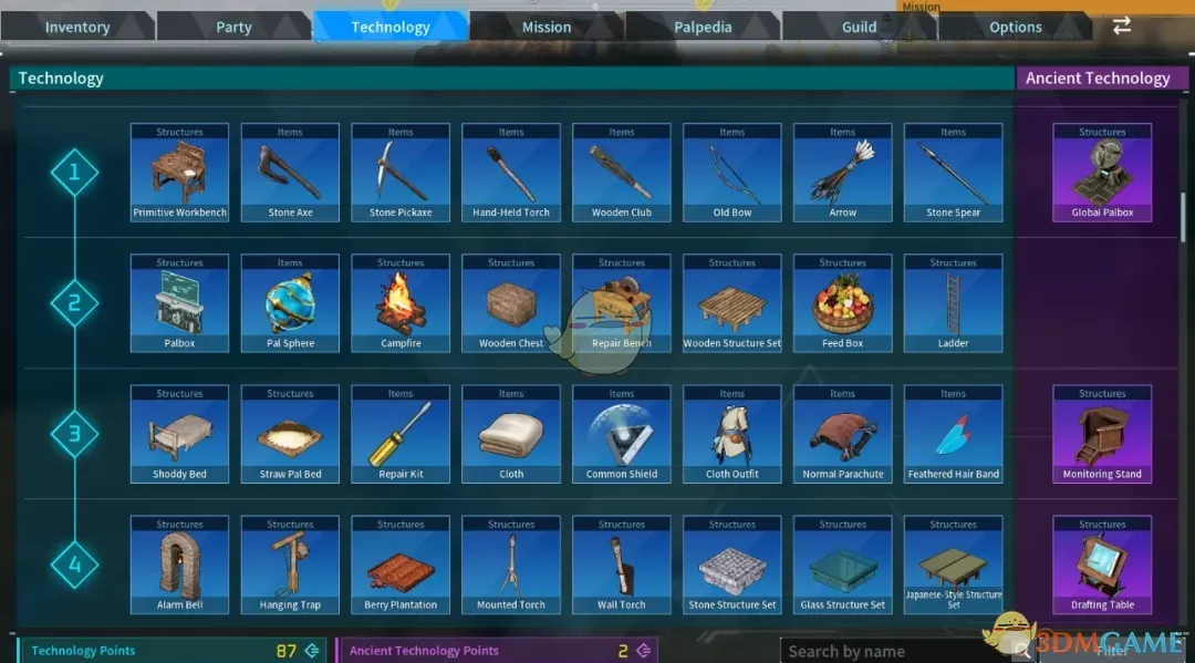 《幻兽帕鲁》科技树大改MOD