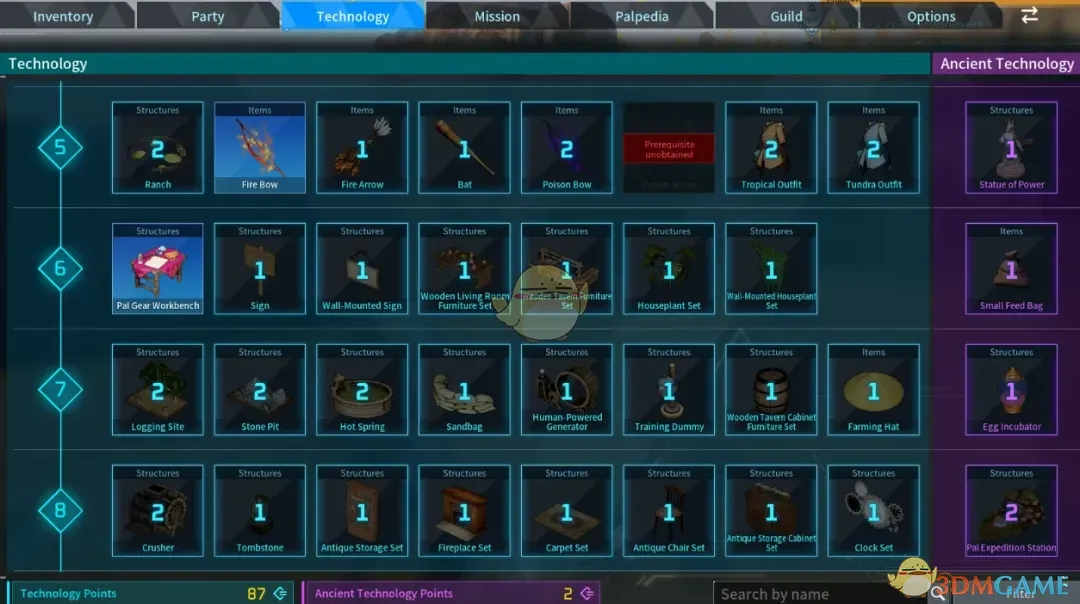 《幻兽帕鲁》科技树大改MOD