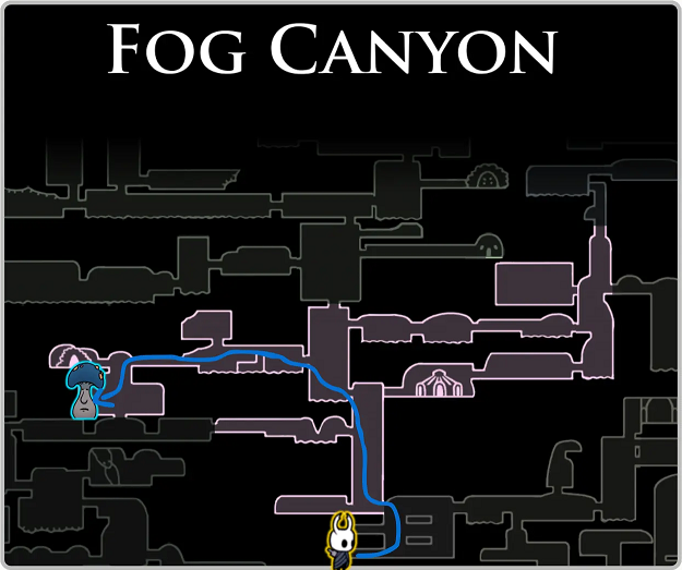 空洞骑士 丝之歌雾之峡谷蘑菇先生位置