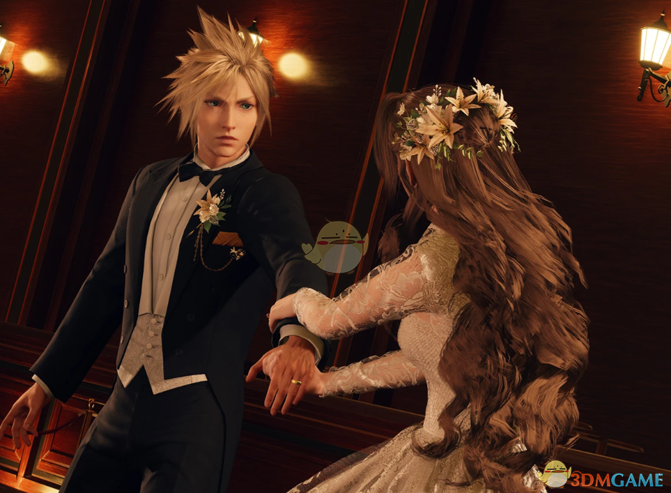 《最终幻想7：重生》克劳德的婚礼西装MOD