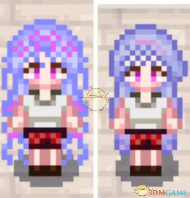 《星露谷物语》少女发型包MOD