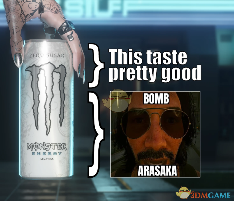 《赛博朋克2077》魔爪饮料MOD